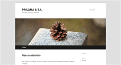 Desktop Screenshot of pragma-sta.it